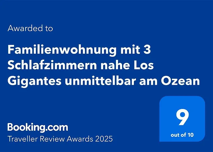 Family Flat With 3 Bedrooms And Balcony Near Gigantes And Ocean Apartamento